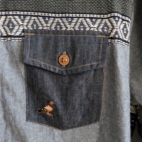 Staple - Men’s Knitted Detail Button Down - Picture 3 of 5